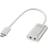 Lindy 2x3.5mm-USB C M-F 0.2m