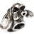 Trollbeads Snowdrop of January Bead Charm w. Pearl - Silver/Pearl