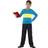Smiffys Jumper Blue with Yellow Stripe