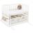 Pinolino Bedside Crib med Madrass Janne/Vit