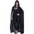 Bristol Womens Velvet Hooded Cloak Costume Black