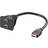 Wentronic HDMI-2HDMI M-F Adapter Cable 0.1m