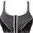 Naturally Close High Impact Zip Front Sports Bra - Grey/Black/Pink