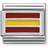 Nomination Composable Classic Link Spain Charm - Silver/Red/Yellow