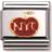 Nomination Composable Classic Link The Big Apple Charm - Silver/Gold/Red