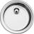 Blanco Lavello Diametro 46 cm Acciaio Inox Spazzolato 513306