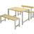 Plus 185581-1 Cafésæt, 1 borde inkl. 2 stole & 2 sofaer