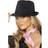 Smiffys Fever Gangster Trilby Hat