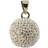 Babylonia Bola Glitter Pendant - Silver