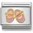 Nomination Composable Classic Pink Shoes Link Stainless Steel/Gold/Enamel Charm (030242 37)