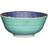 KitchenCraft Contrasting Blue Chevron and Spotty Serving Bowl 15.7cm