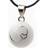 Babylonia Bola 2 Hearts Silver Enamel Pendant - Silver/White
