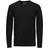 Jack & Jones T-shirt maniche lunghe Basic o-neck Noir