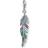 Thomas Sabo Charm Club Ethnic Feather Charm Pendant - Silver/Multicolour