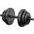 tectake Single Filled Plastic Dumbbell 10kg