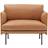 Muuto Outline Leather Armchair 71cm