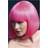 Smiffys Elise Neonrosa Peruk Neon Pink