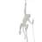 Seletti Monkey White Ceiling Flush Light 27cm