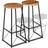vidaXL 243459 2-pack Barstol 76cm 2st