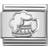 Nomination Classic Pint of Beer Charm - Silver/White