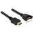 DeLock Panel Mount HDMI-HDMI M-F 1m