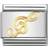 Nomination Composable Classic Link Treble Clef Charm - Silver/Gold