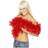 Smiffys Deluxe Boa Feather Red