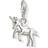 Thomas Sabo Unicorn Charm Pendant - Silver/Black