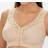 Miss Mary Cotton Lace Non-Wired Front-Closure Bra - Skin