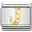 Nomination Composable Classic Link Letter J Charm - Silver/Gold/White
