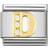 Nomination Composable Classic Link Letter D Charm - Silver/Gold/White