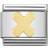 Nomination Classic Link Letter X Charm - Silver/Gold