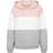 Urban Classics Oversized 3-Tone Hoody - Rose/White/Grey