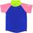 ImseVimse Swim & Sun T-shirt - Pink/Blue/Green