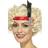 Smiffys Red Satin Charleston Headband