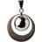 Babynord Bola Ring Pendent - Silver/Black
