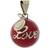 Babynord Bola Love Pendant - Gold/Red