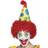 Smiffys Clown Hat with Wig