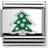 Nomination Composable Classic Link Christmas Tree Charm - Silver/Green