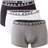 HUGO BOSS Stretch Trunks 3-pack - Black/White/Grey