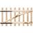 vidaXL Single Fence Gate
