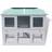 vidaXL 170344 Rabbit Cage 2 Floors