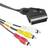 Hama 1 Stars Scart - 3RCA 1.5m