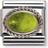 Nomination Composable Classic Link Charm - Silver/Peridot