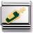 Nomination Composable Classic Link Wine Charm - Silver/Gold/Green