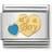 Nomination Composable Classic It's a Boy Link Stainless Steel/Gold/Enamel Charm (030242 40)