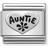 Nomination Composable Classic Auntie Heart Link Charm - Silver/Black