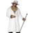 Smiffys Pimp Costume White and Leopard Skin