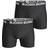 Björn Borg Solid Shorts 2-Pack Male Ropa Interior Negro