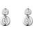 Georg Jensen Aurora White Gold Earrings w. Diamond (3518432)